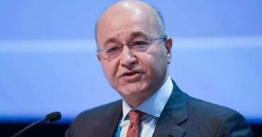 الرئيس العراقى يلتقى بمسؤولين بريطانيين