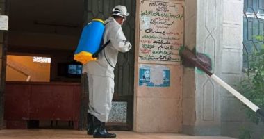 زراعة الشرقية تواصل حملات التطهير والتعقيم بإداراتها لمواجهة كورونا.. صور