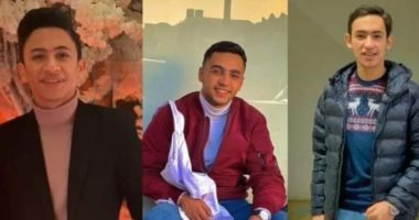 تشييع جثامين 3 شباب من دسوق لقوا مصرعهم فى حادث