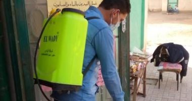 غلق مقاهى مخالفة بالزقازيق وحملات تعقيم بمراكز الشرقية.. صور