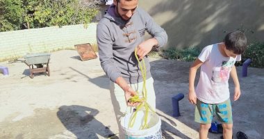 شاب بئر العبد بسيناء ينفذون مبادرة تطوعية لتنظيف وتعقيم خزانات مياه الشرب