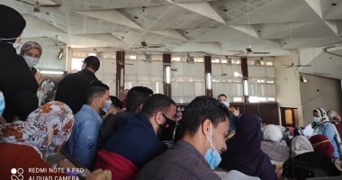 إلغاء امتحان الدبلوم العام بجامعة طنطا بسبب تكدس الطلاب.. صور