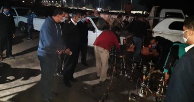 ضبط 85 شيشه وغلق قاعات أفراح للحد من انتشار فيروس كورونا بالشرقية.. صور