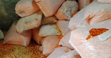 ضبط طن و 225 كيلو مواد غذائية وحجر جيرى منتهيين ومجهولين المصدر بالشرقية