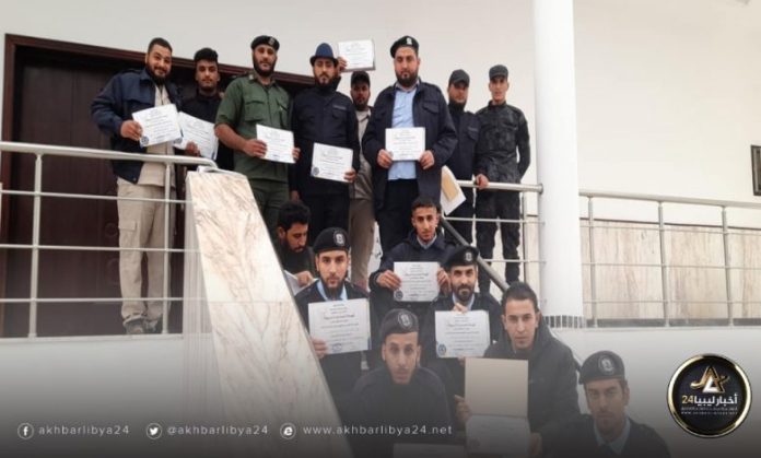 ختام دورة بجهاز مكافحة الجريمة بداخلية المؤقتة