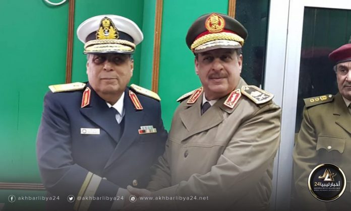 الرفادي يسلم إمرة منطقة طبرق العسكرية لـ”بوعلوية”