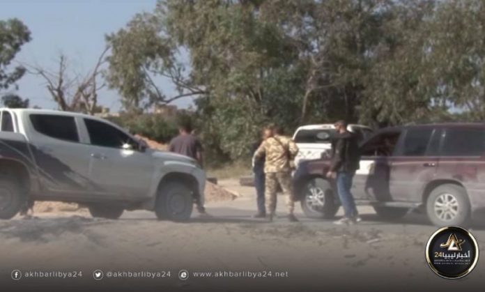 مسلحو القوة الثالثة يقفلون بوابة الدافنية بمصراتة