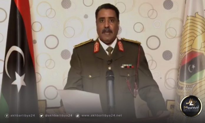 القيادة العامة للجيش ترحب بانتخاب السلطة الليبية الجديدة