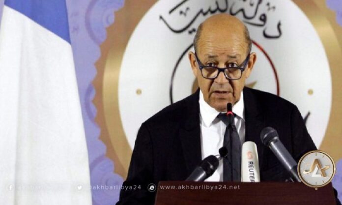 لودريان والجرندي يبحثان مستجدات الوضع في ليبيا