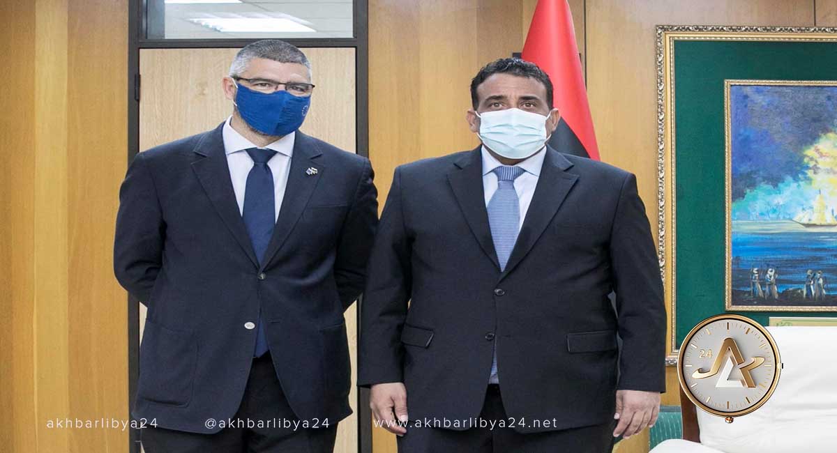 رئيس المجلس الرئاسي يلتقي سفير الاتحاد الأوروبي