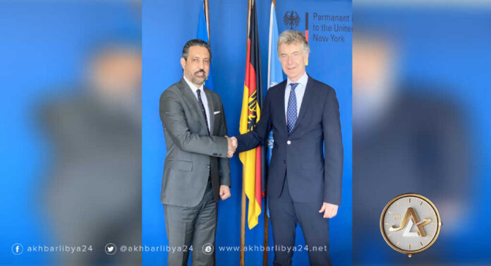 مندوبا ليبيا وألمانيا بالأمم المتحدة يناقشان الاستعدادات لعقد مؤتمر برلين الثاني حول ليبيا