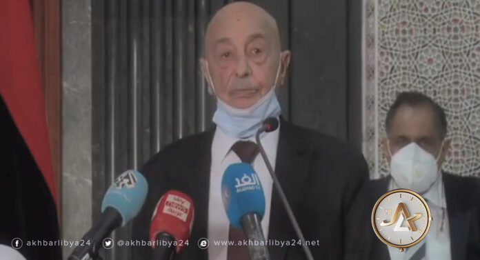 عقيلة صالح: بالإمكان اجراء الانتخابات استنادا على مسودة الدستور الحالية