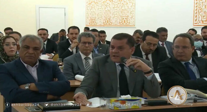 الدبيبة يرد على ملاحظات النواب في جلسة المساءلة
