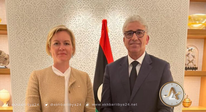 باشاغا يلتقي سفير بريطانيا ويجدد دعمه لجهود تعزيز الوحدة الوطنية