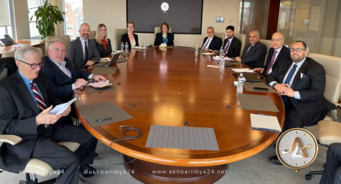 الصديق الكبير يجتمع بواشنطن مع رابطة الأعمال الليبية الامريكية USLBA