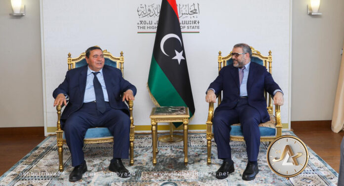 في لقاء مع الحافي.. المشري يشدد على استقلالية القضاء عن التجاذبات السياسية