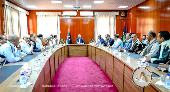 باشاغا يبحث مع أعيان وأهالي وادي زمزم سبل حلحلة مشاكل المنطقة