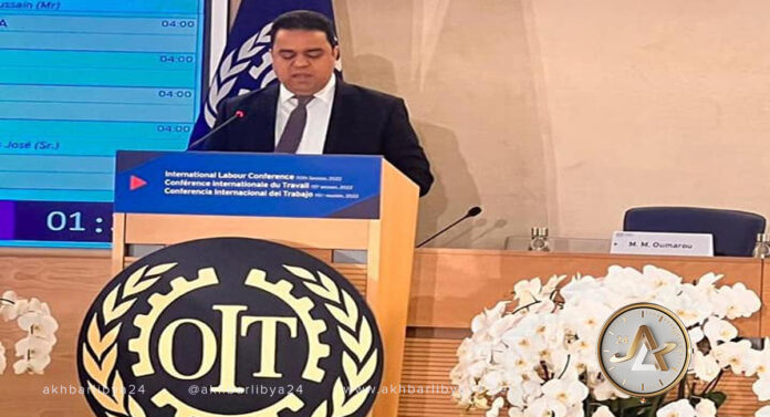 في مؤتمر العمل الدولي بجنيف.. العابد: الحكومة تسعى لرفع المرتبات