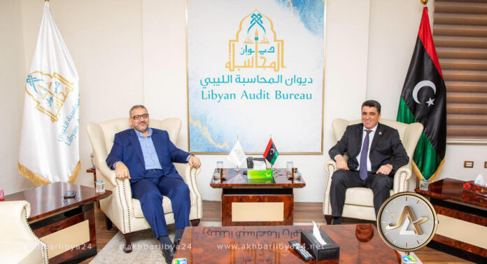 خلال لقائه شكشك.. المشري يُطالب بضمان الرقابة الفاعلة على مصروفات المال العام