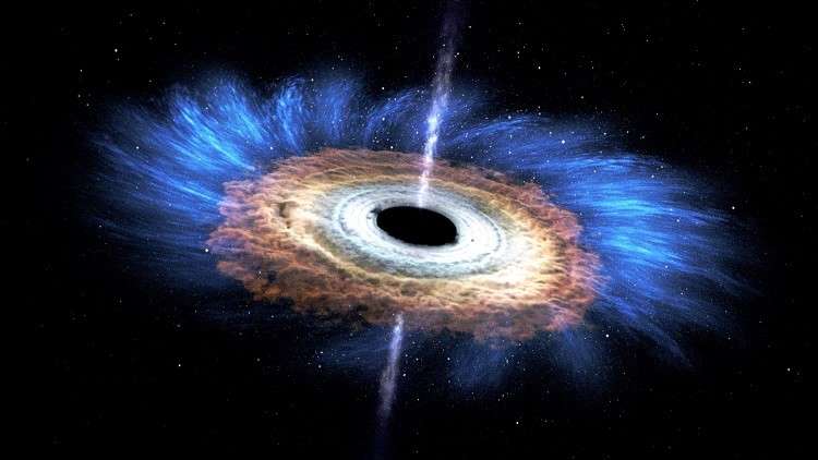 يبتلع أرضا كل ثانية.. اكتشاف الثقب الأسود الأسرع نموا
